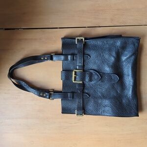 Mulberry Elgin Black Darwin leather tote